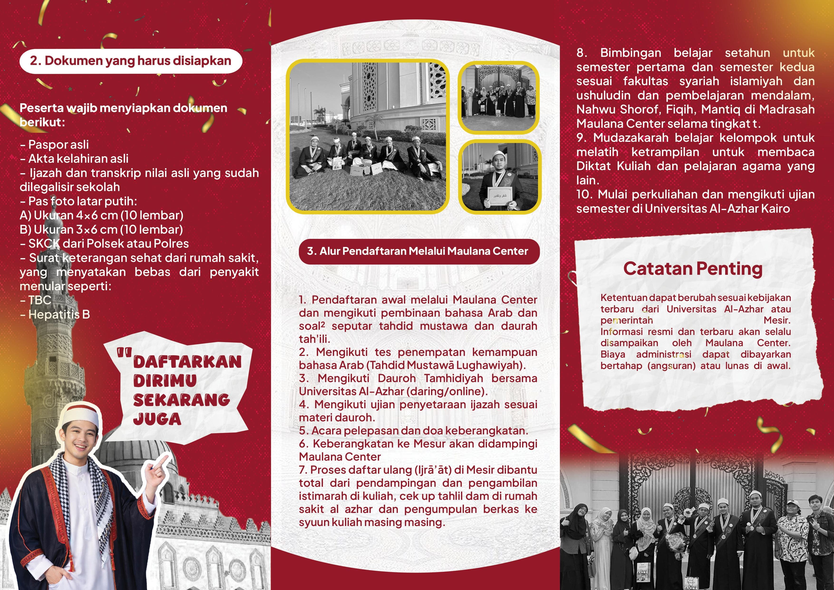 Dokumentasi keberangkatan Maulana Center